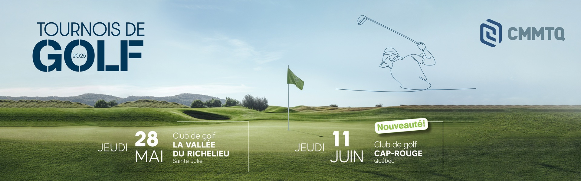 Tournois de golf 2026