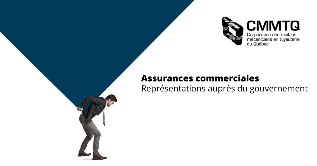 Dossier assurances : représentations auprès du gouvernement ...
